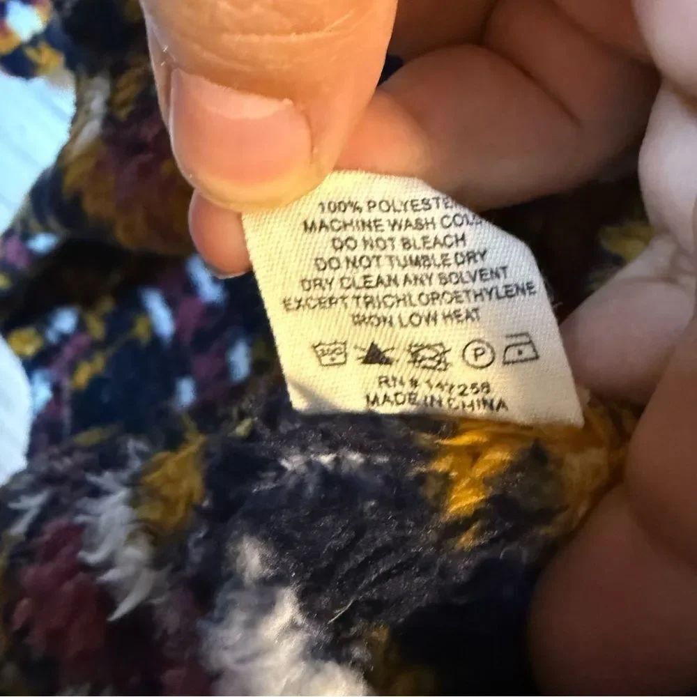 Simply Southern Multicolor Fleece Jacket - Picture 8 of 8